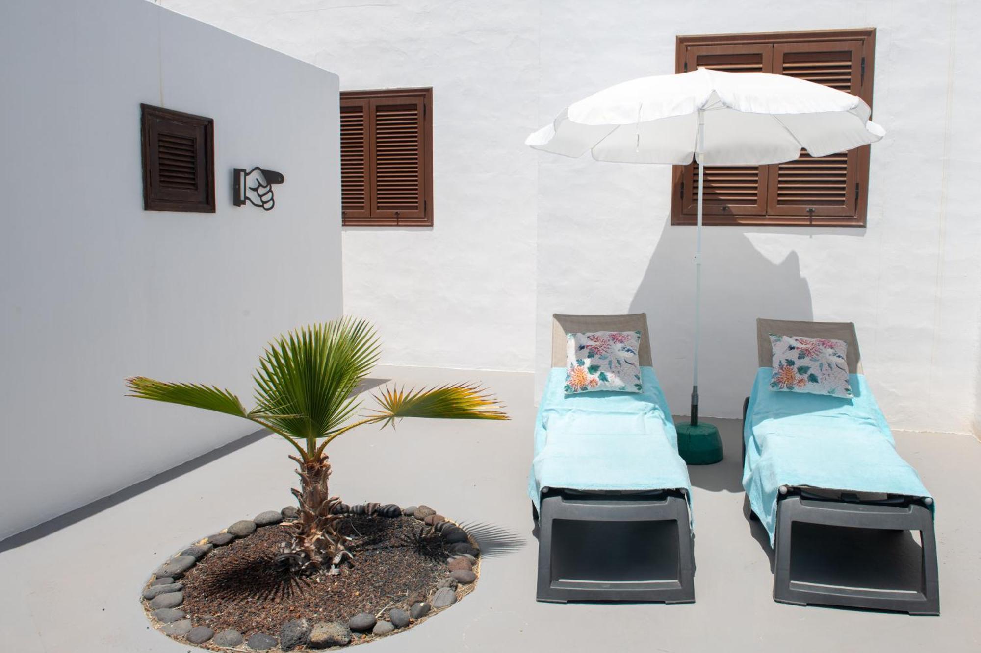 Villa Blanca Nudist Place Charco del Palo Exterior foto